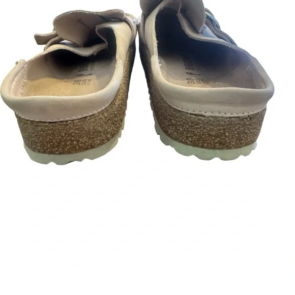 Birkenstock Buckley Pale Pink Mules Size 38 - Picture 5 of 6
